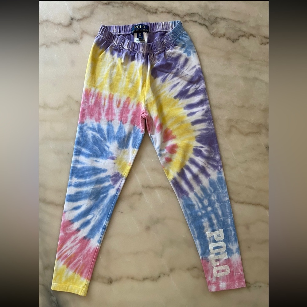 Polo Ralph Lauren Big Girl's S Tie-Dye Legging